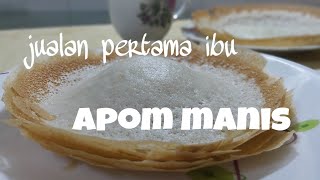 Resepi Apom Manis/Apom Lenggang/Palappam Recipe