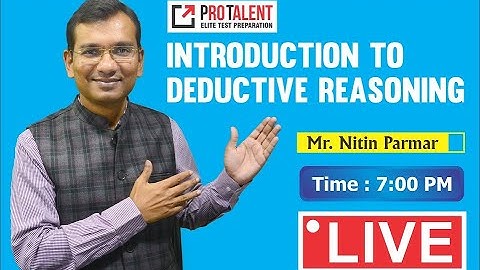 Introduction to Deductive Reasoning Lecture 01