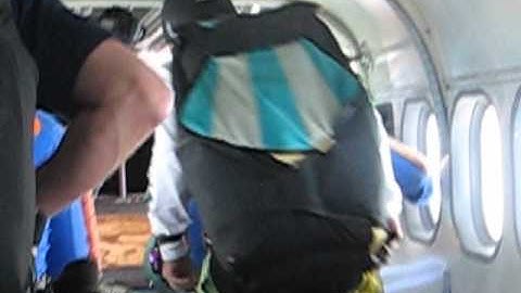 The Skydiving Exit, as seen from the co-pilot