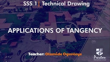 Applications of Tangency - SSS1 Technical Drawing