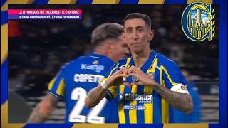 Paso a paso Talleres vs Rosario Central | con doblete de Di María empate en Córdoba