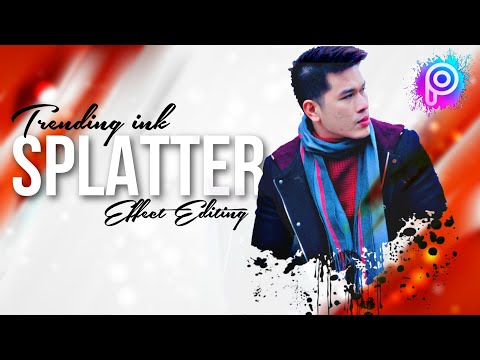 Splash effect on photo| PicsArt application editing tutorial