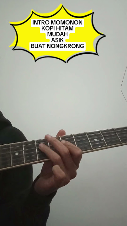 Intro Momonon-kopi hitam easy to play reggae #guitar #guitarcover #momonon #reggae #reggaemusic
