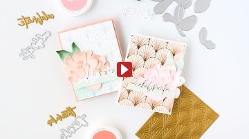 Ink Blending Magic on DIY Wedding Cards | A Touch of Sparkle with Carissa Wiley