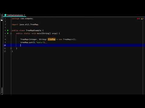 TreeMap in JAVA