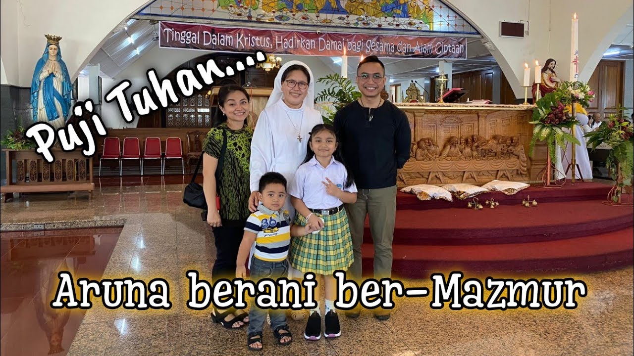 Aruna tugas Mazmur pertama kali di Gereja SP Maria Regina Purbowardayan Surakarta