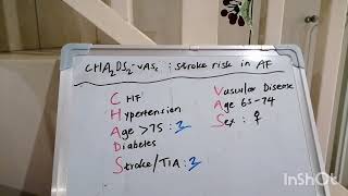 Mnemonic 20 : Stroke risk in Atrial Fibrillation