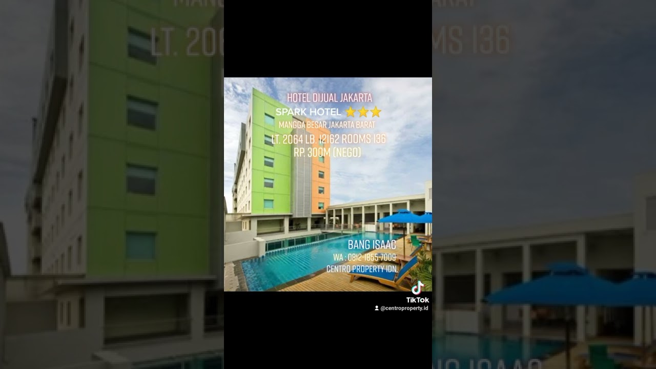 HOTEL DIJUAL JAKARTA - SPARK HOTEL ⭐⭐⭐