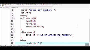 How to check Armstrong Number in C++