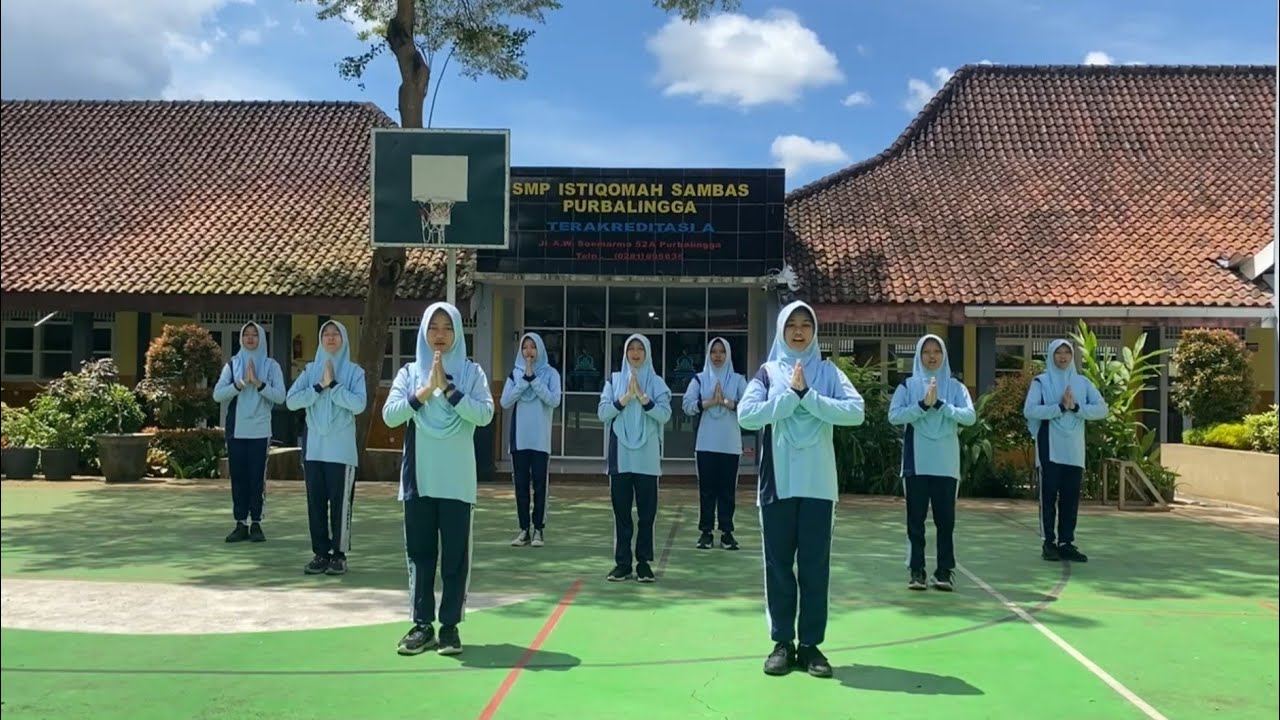 Lomba Senam Anak Indonesia Hebat 2025_SMP Istiqomah Sambas Purbalingga_Jawa Tengah