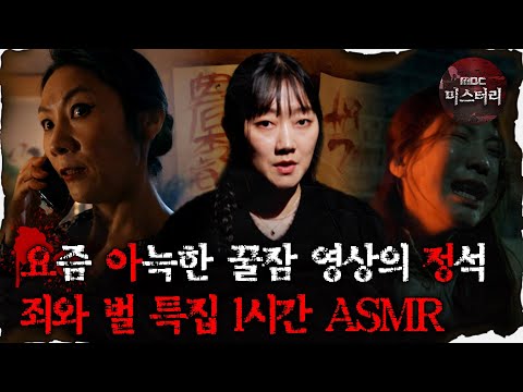 [#심괴ASMR] 요즘 아늑한 꿀잠 영상의 정석 죄와 벌 특집 1시간 ASMR #심야괴담회 #심괴 #어둑시니 #midnight #horrorstory MBC230801방송
