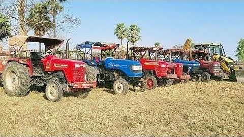 JCB 3dx Backhoe Loading Field Mud in Sonalika 750 | Mahindra 475 #jcbcartoon #tractorforkids #jcb3dx