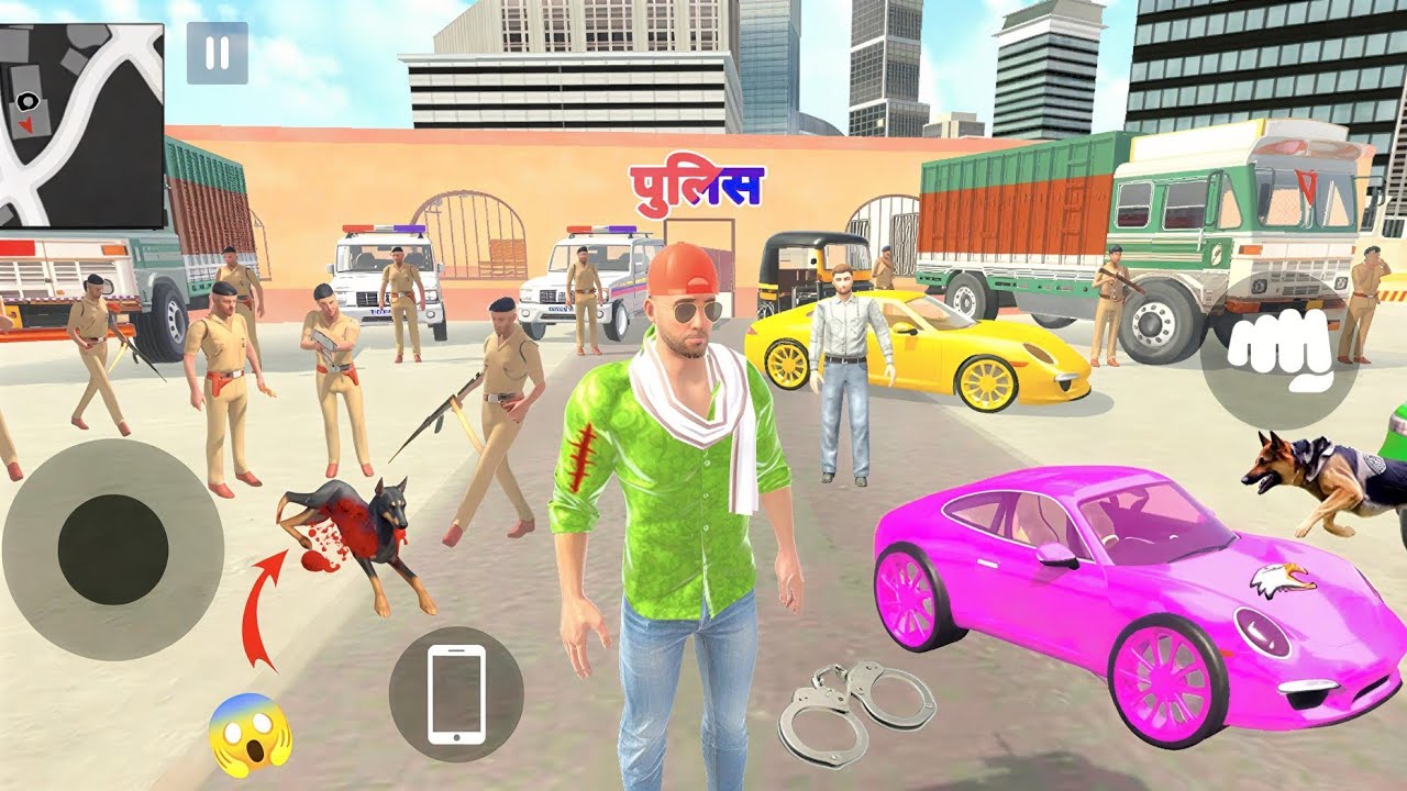 Franklin ko POLICE ne Pakad liya ?😱 -Indian Theft Auto Simulator | Franklin   was Arrested !