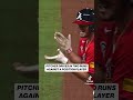 RP Victor Mederos Atlanta Braves gets his first hit off C Kyle Higashioka Texas Rangers 