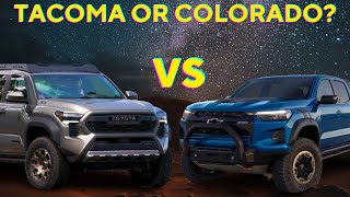 2023 Chevy Colorado vs Toyota Tacoma - Which is the best compact pickup
