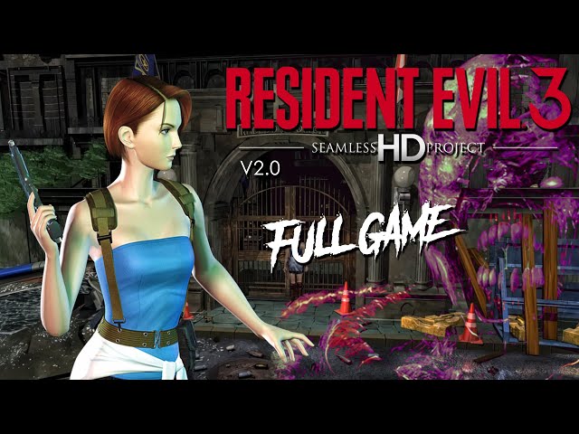 RESIDENT EVIL 3 Seamless HD Project 2.0 PC FULL GAME - Playthrough Gameplay (Ending A) class=