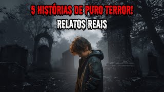 5 HISTÓRIAS DE TERROR - RELATOS REAIS EP.202 #dp