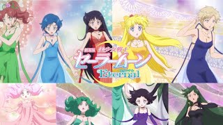 1080p Sailor Princesses Transformation pretty Guardian Sailor Moon Eternal