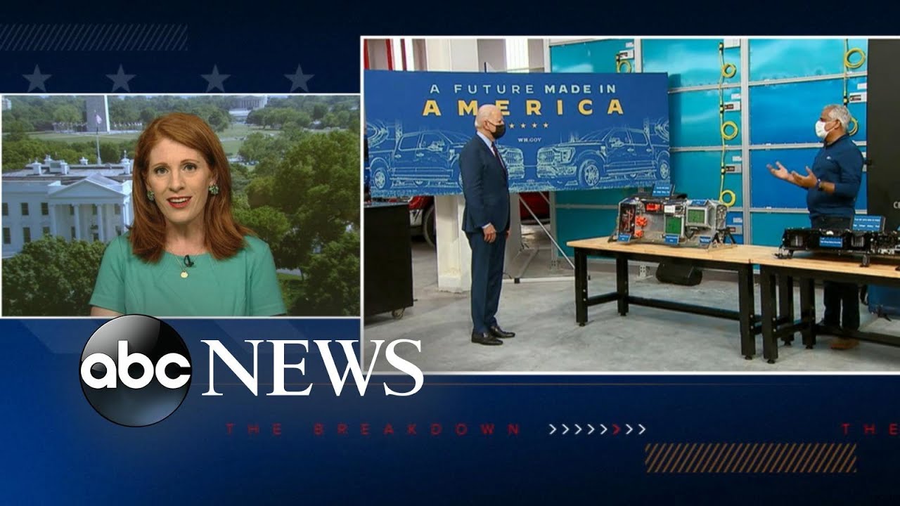 President Biden at Ford plant: ‘The future of the auto industry is electric’