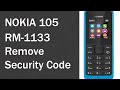 Nokia 105 RM 1133 Security Code Unlock | Without Box | Mircale Crack | Easy Method