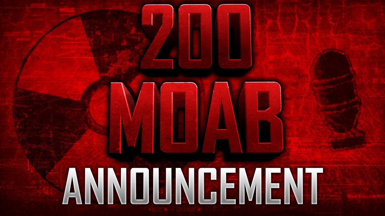 MW3: 200 MOAB Livestream Announcement! - Double MP7 MOAB