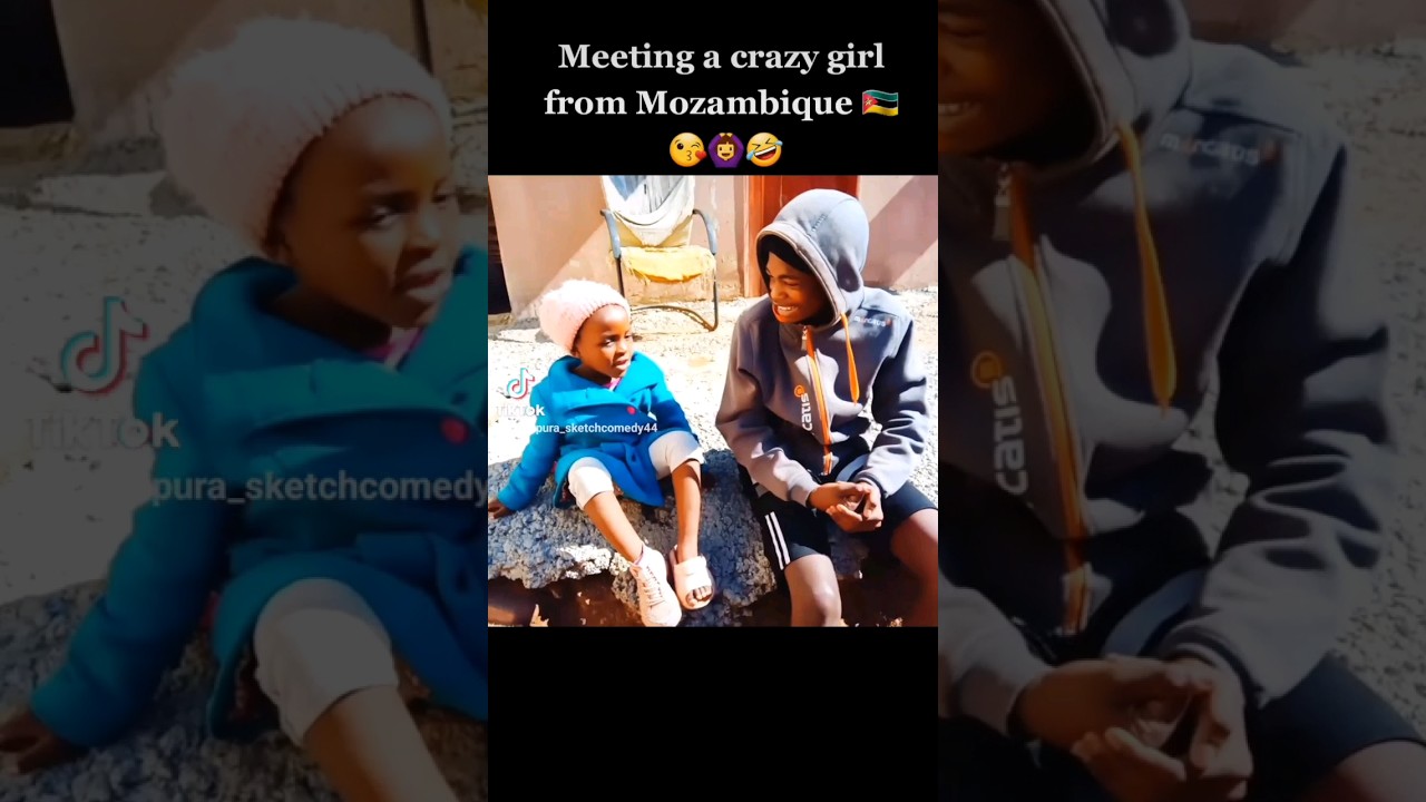 Meeting a small crazy girl from Mozambique 🇲🇿 🙆♀️🤣🤣