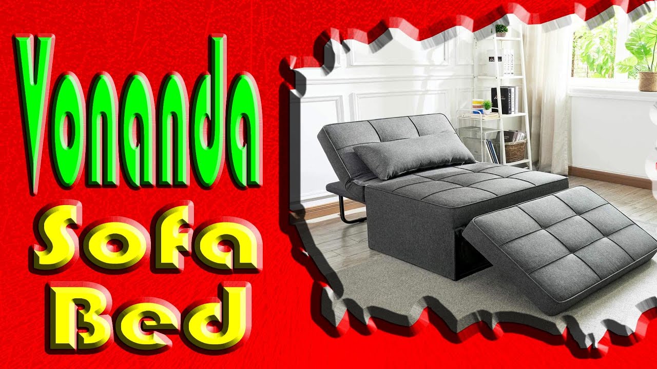 Vonanda Sofa Bed Adjustable Sleeper for Small Room Apartment YouTube