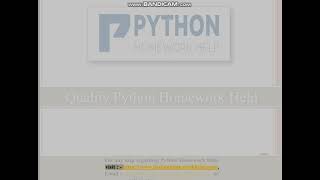 Quality Python Homework Help Wealth