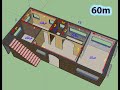 تصميم منزل مساحة 60 متر اربع واجهات ابعاد 5 متر على 12 متر منزل بالبادية تصميم منزل مساحة 60 متر اربع واجهات ابعاد 5 متر على 12 متر منزل بالبادية