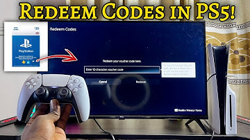PS5: How to Redeem Codes