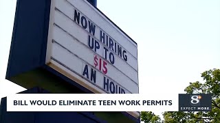 Wisconsin bill would eliminate teen work permits