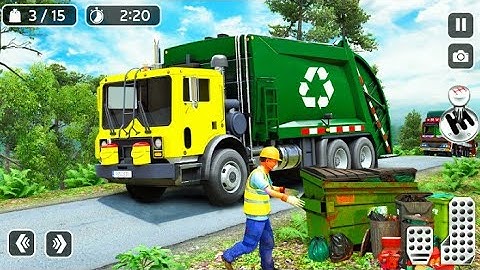 Trash Truck Simulator - Android IOS gameplay walkthrough 2023