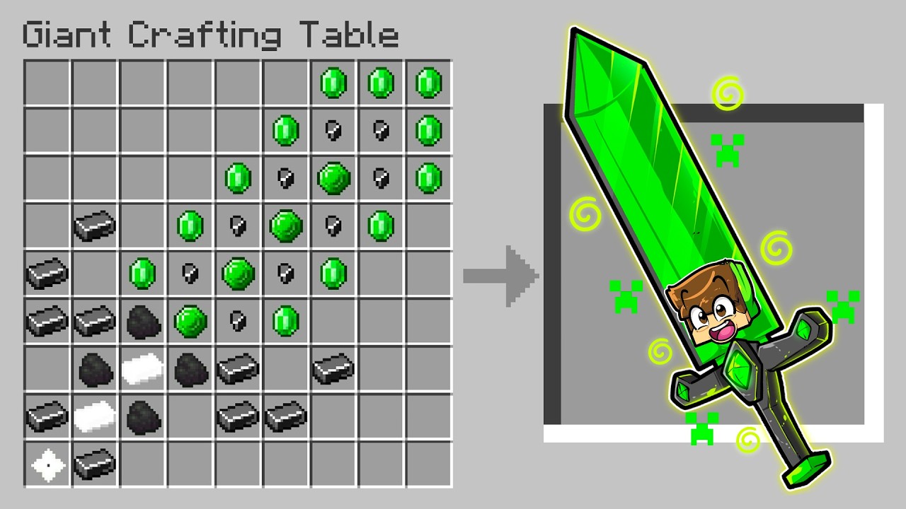 POSSO Fazer ESPADAS GIGANTES no Minecraft!