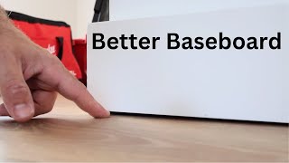 How to scribe baseboard to floor