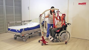 How to Transfer from chair to bed with Molift Smart 150 hoist