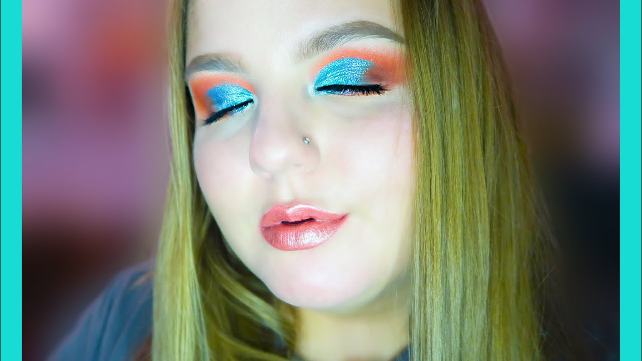 HOT & COLD HALF CUT CREASE EYESHADOW LOOK | sidney m. moore