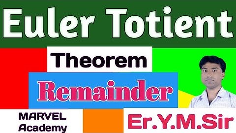 Find Remainder (Euler