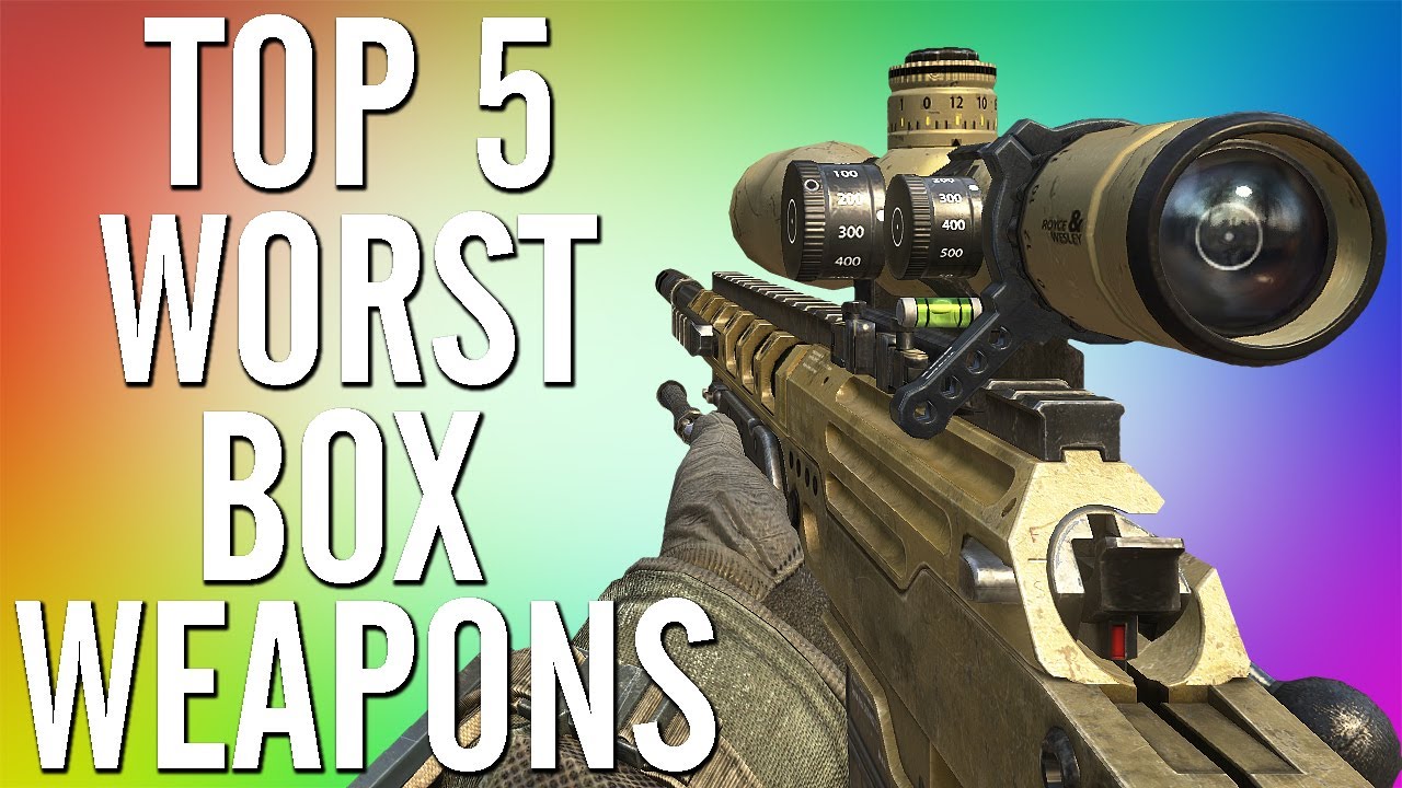 *NEW* "Top 5 WORST Box Weapons" from 'Black Ops', 'Black Ops 2 Zombies' & 'WaW Zombies'!