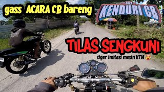 KENDURI CB PELOPOR 2024,,GASS PAKE TIGER FULL IMITASI 🥵 #DIANCOK308 #tmjmotovlog