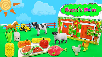 Breakfast on the Farm! Fruits and vegetables are farm animal favorites