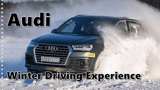 Audi Q7 Drifting On Ice - Audi Winter Driving Experience