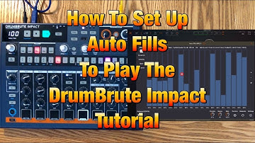 Arturia DrumBrute Impact & Auto Fills Drum Fill Generator - How To Set Them Up In AUM - Tutorial