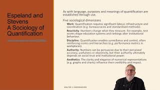 Why Quantification Matters in Modern Society (Series: Data 4 Policy 1/3)