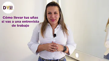 ¿Está bien llevar las uñas pintadas a una entrevista?