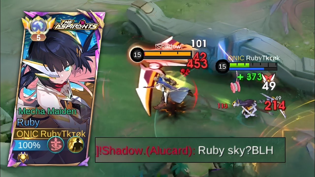 Pertama Kali Musuh Lihat Ruby Sky piercer, Ruby Build Damage - YouTube