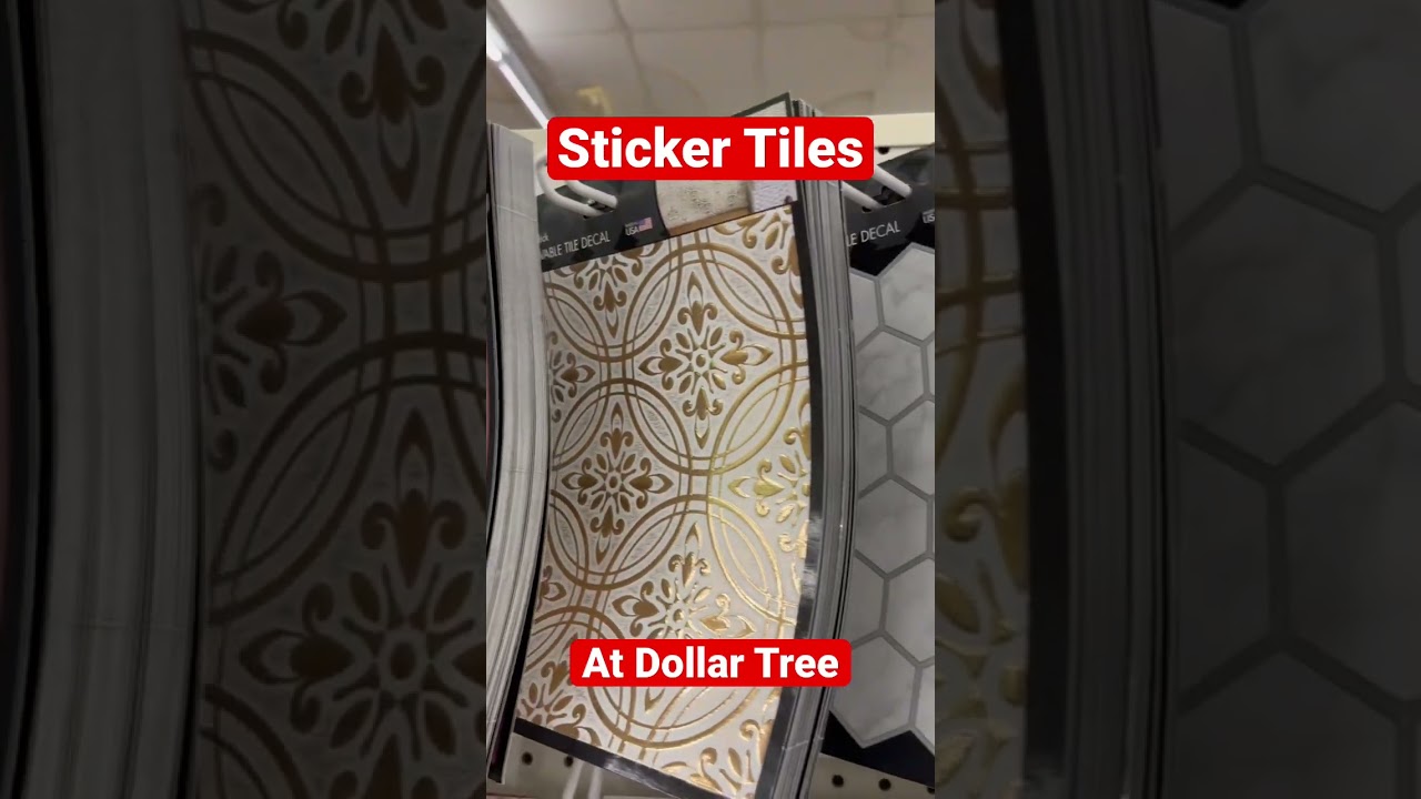 Shop With Me at Dollar Tree~Fake Tiles 
