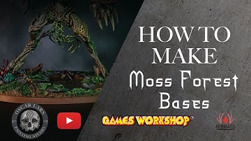 Miniature Painting Tutorial - Oscar Lars - Moss Forest Bases