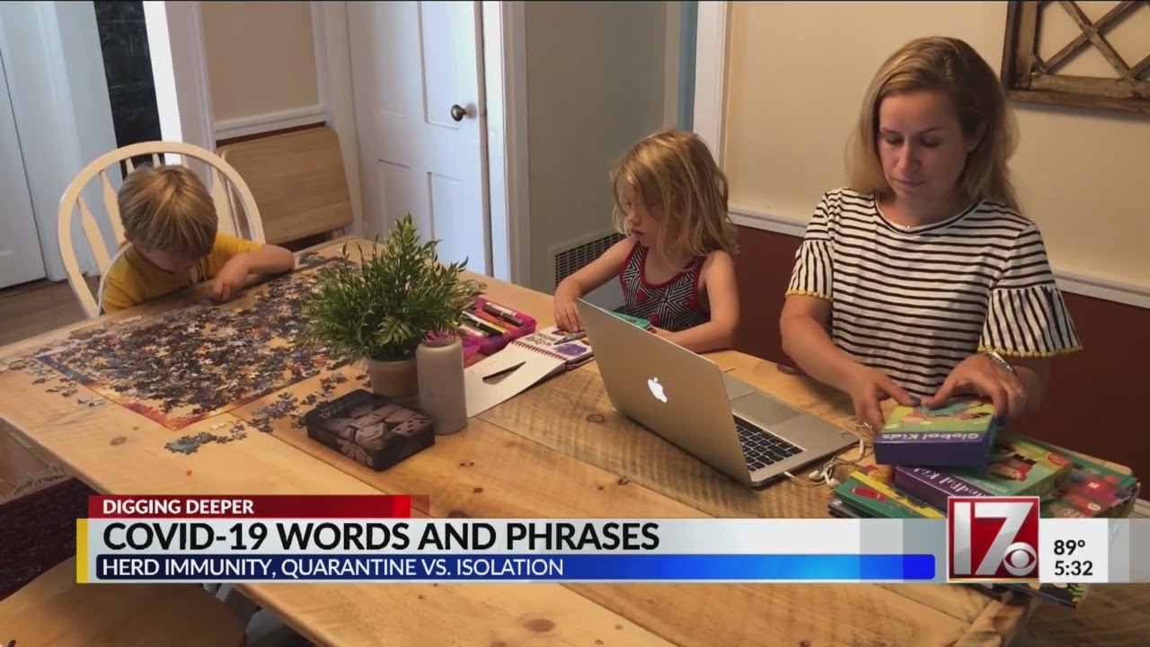 Understanding terminology associated with COVID-19