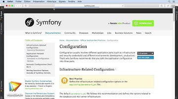 Tutoriel Symfony3 : Configurer le framework | video2brain.com