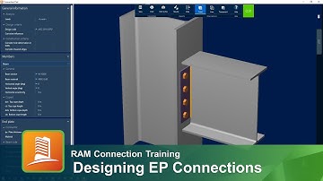 Designing End Plate (EP) Connections in RAM Connection